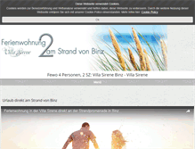 Tablet Screenshot of ferienwohnung-binz-strand.de